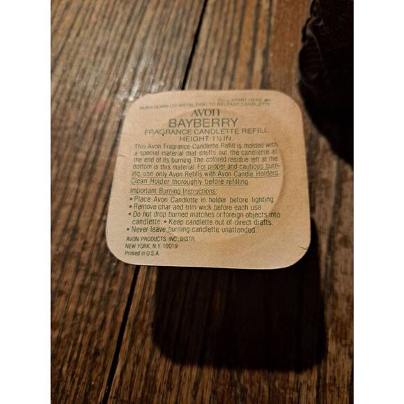 Vintage Avon Ruby Red Cape Cod Wine Goblet Candelette Holder Bayberry Scent - Picture 7 of 9